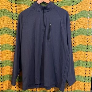 OneDayAway Navy Blue 1/4 Zip Performance Pullover